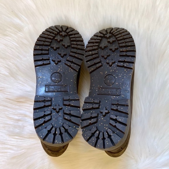 Timberland 6” Waterproof Brown & Gold Boots - Picture 7 of 7